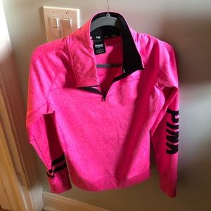 BOGO 50% OFF - PINK Fleece Lined Quarter Zip